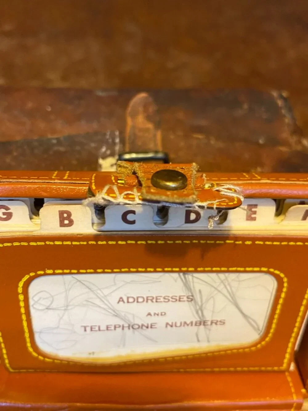 Vintage Miniature Suitcase Address Telephone Number Notepad Handmade Hayward CA